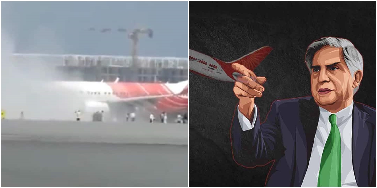 Air India Express plane catches fire on runway in Muscat Airport, passengers evacuated in emergency