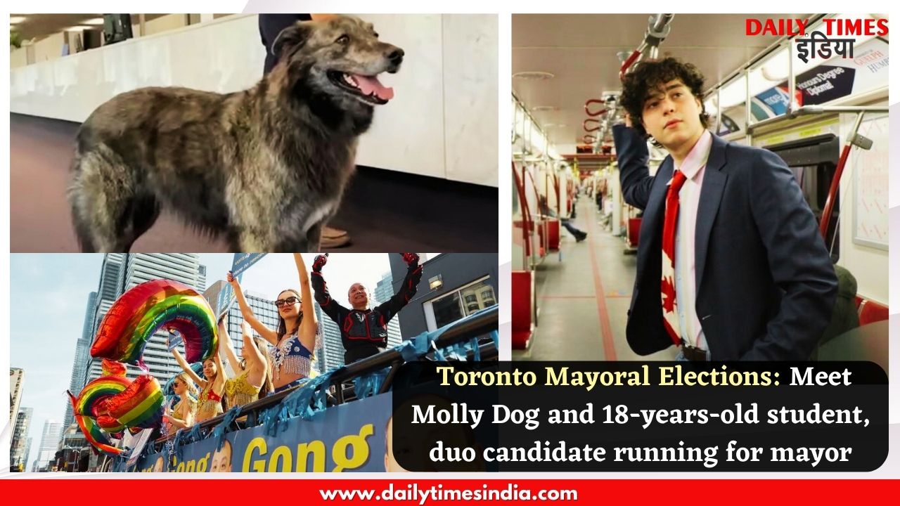 Toronto Mayoral Elections: Meet Molly Dog and 18-years-old student, duo candidate running for mayor